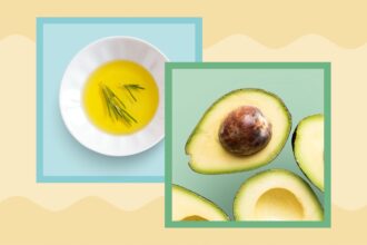olive oil and avocado